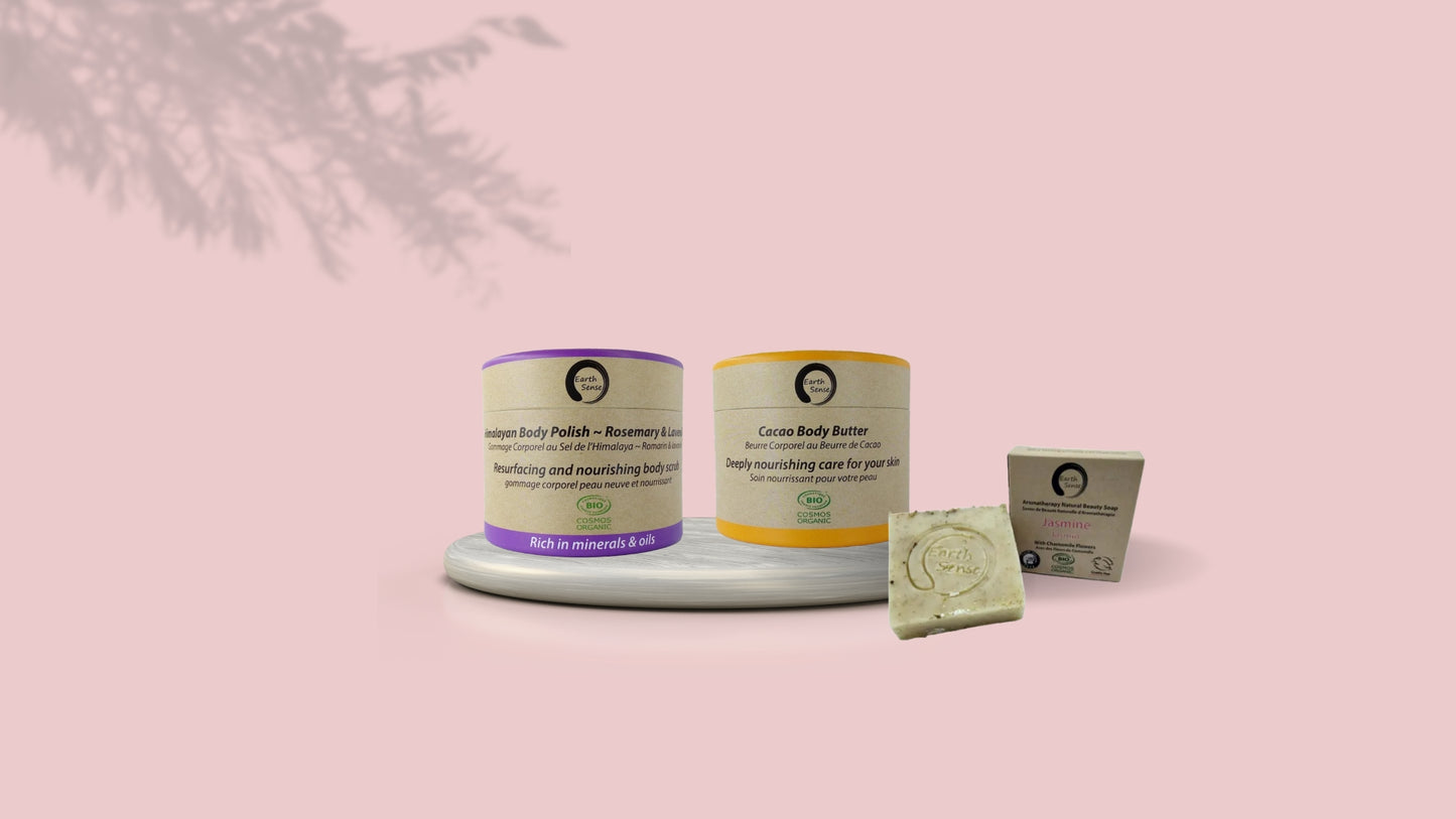 🌿 Eco-Luxury Glow Set – Indulge in Organic Radiance for Silky, Healthy Skin