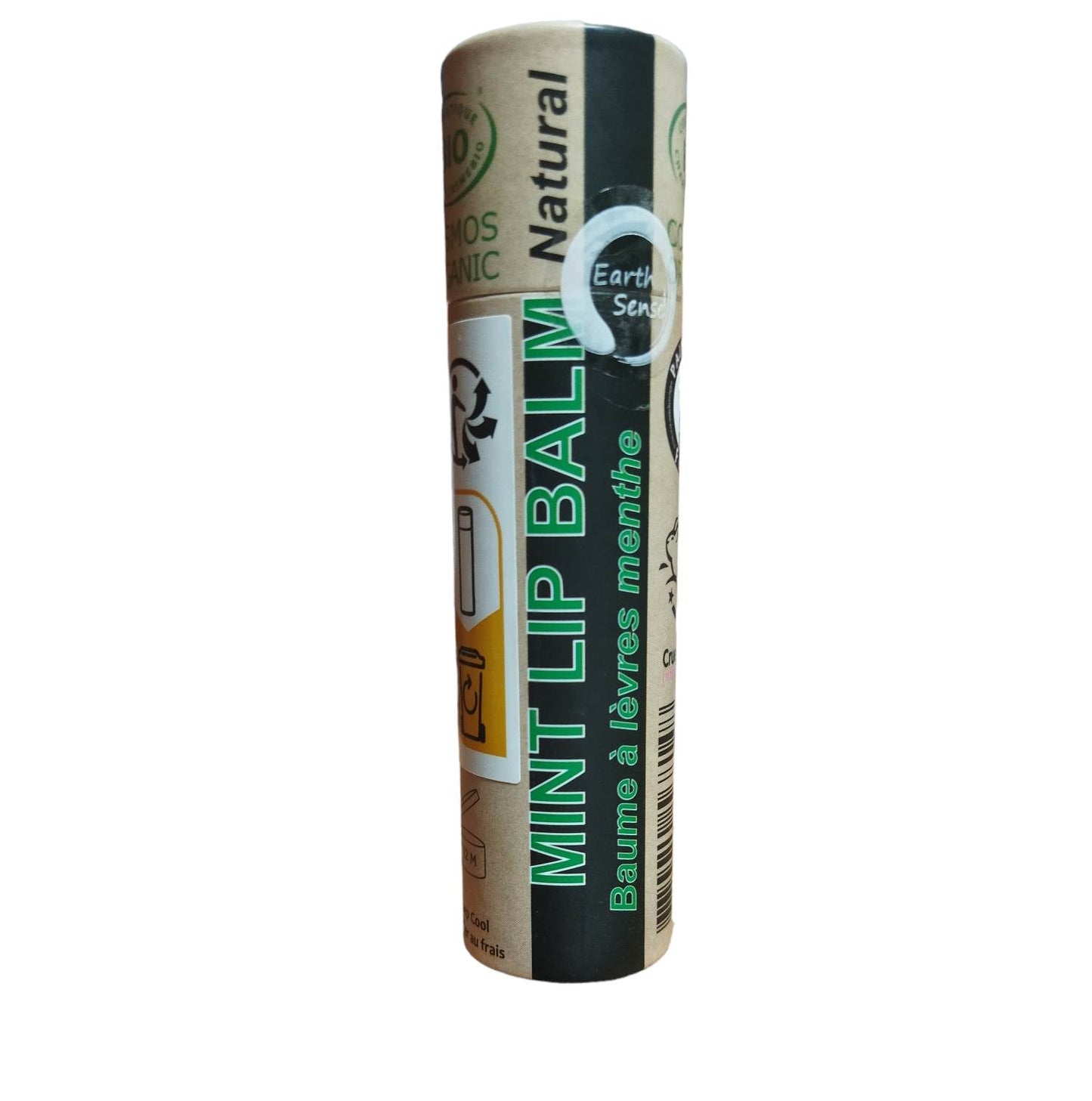 🌿Organic Peppermint Lip Balm | Cooling, Nourishing & Plastic-Free