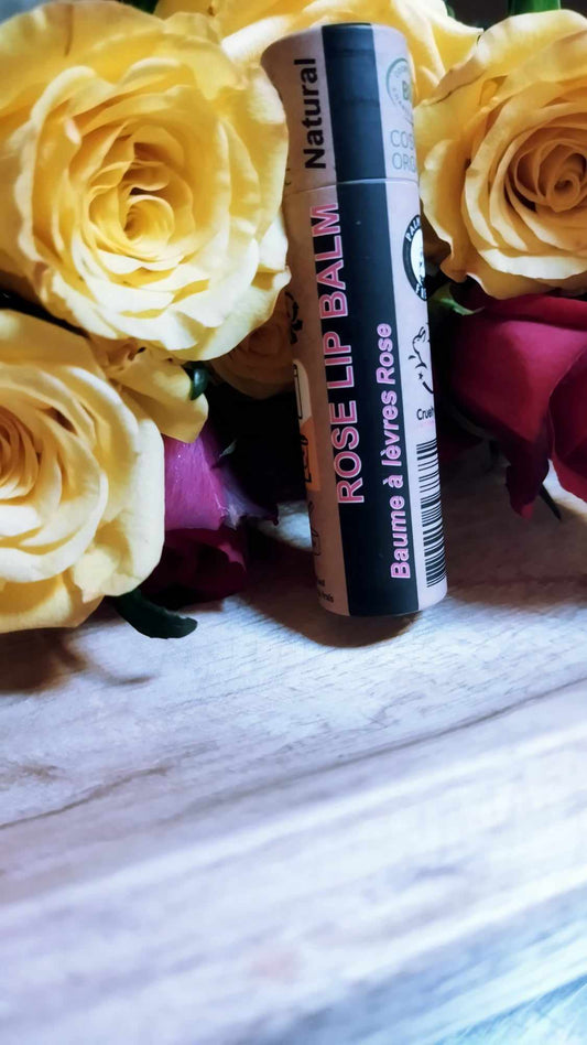 🌿Organic Rose Lip Balm | Nourishing & Zero-Waste