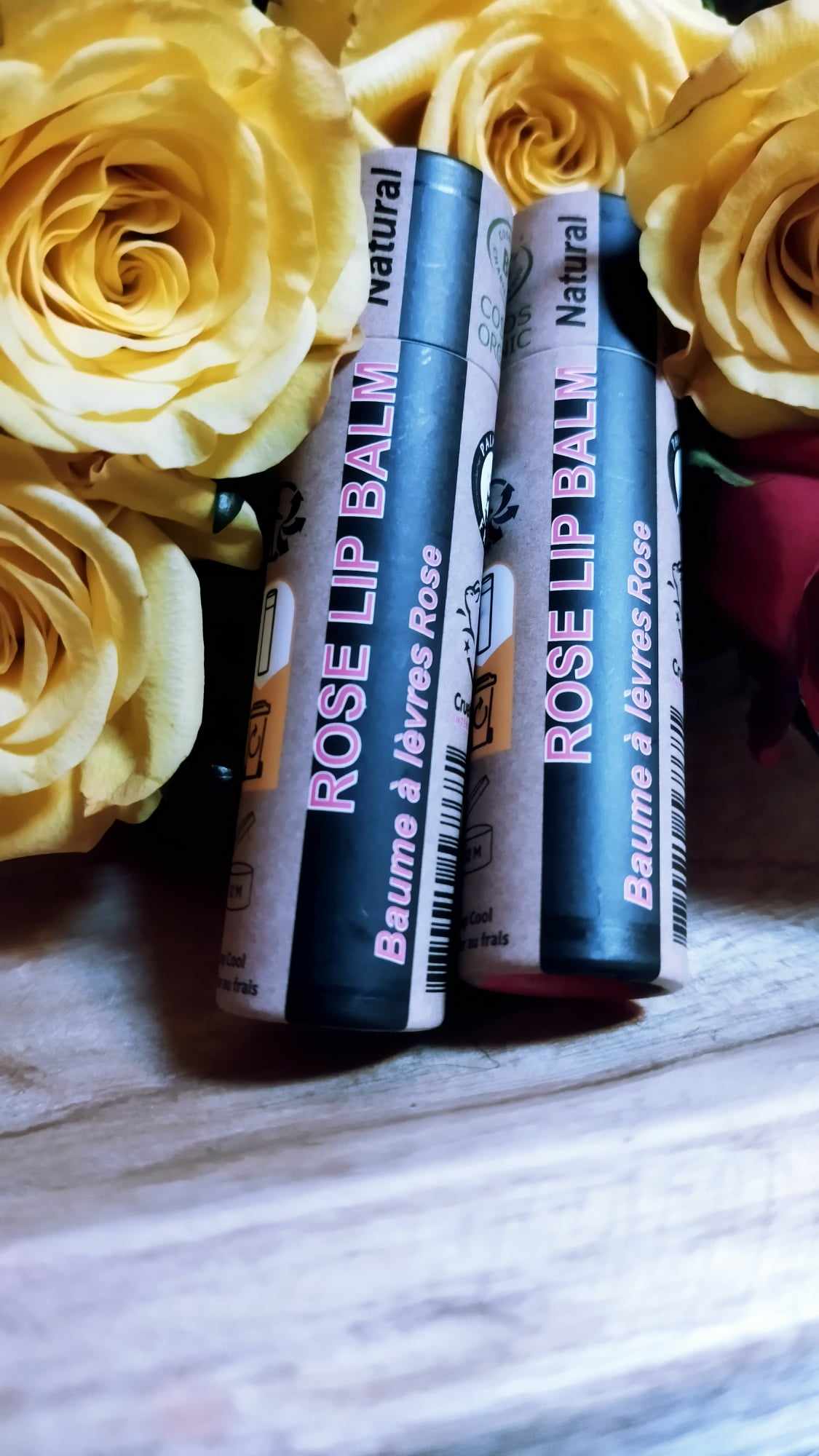 🌿Organic Rose Lip Balm | Nourishing & Zero-Waste