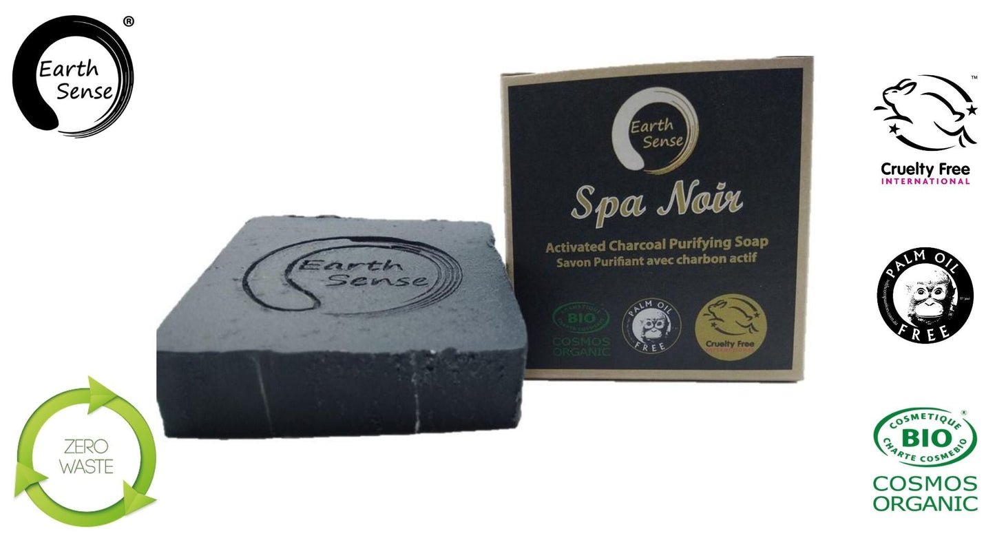 🌿Organic Spa Noir Charcoal Soap – Detoxifying, Nourishing & Refreshing