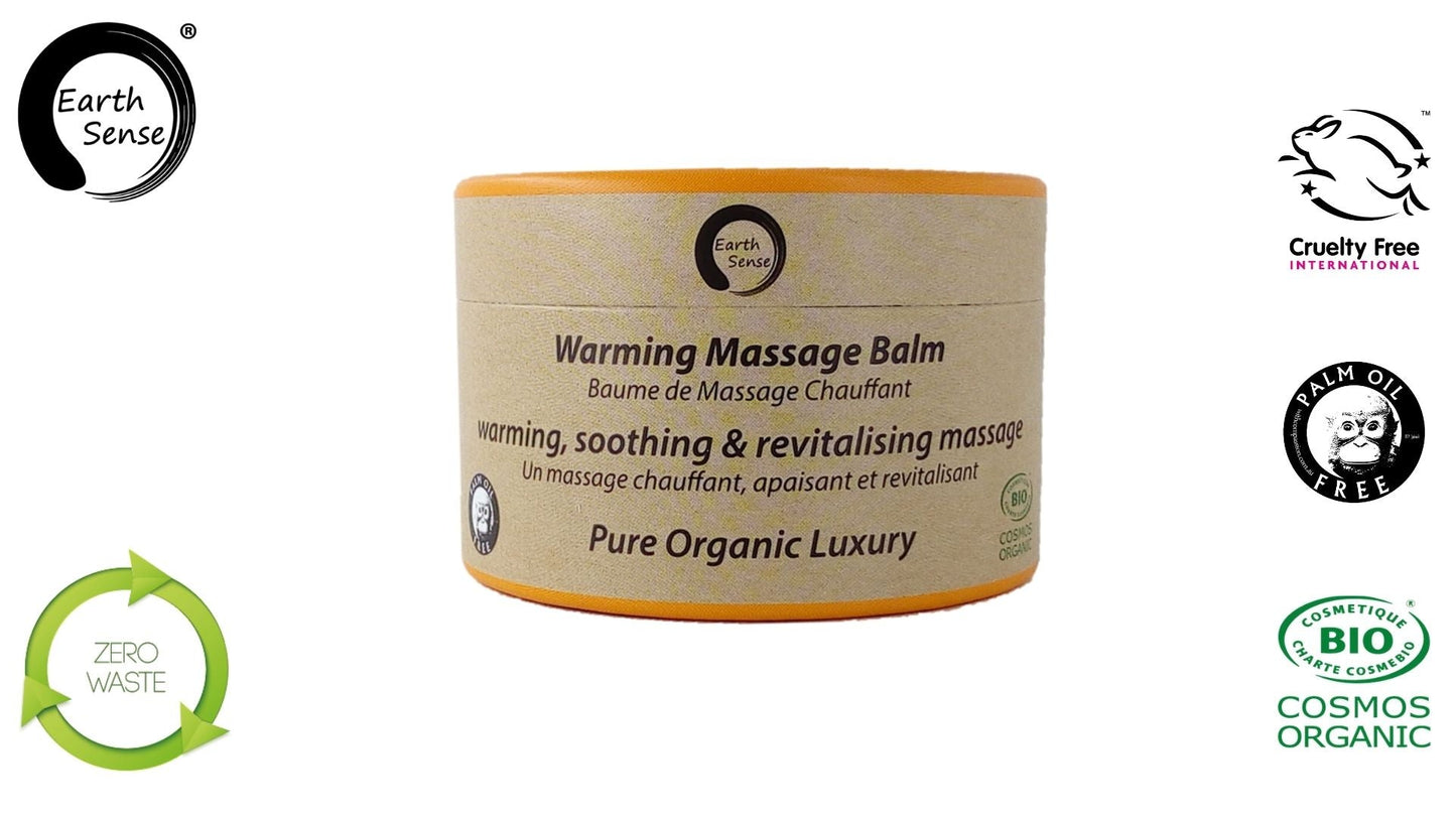 🌿 Organic Warming Massage Balm – Natural Relief for Muscles & Joints