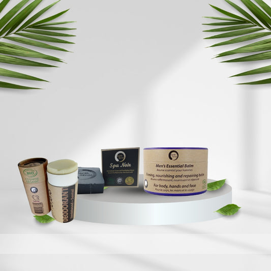 🌿 Men’s Grooming Eco Set – Organic Care for Confidence, Strength & Style